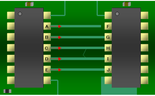 異常が発生している基板
