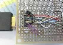 HDMIコネクタはこうやって取り付けた